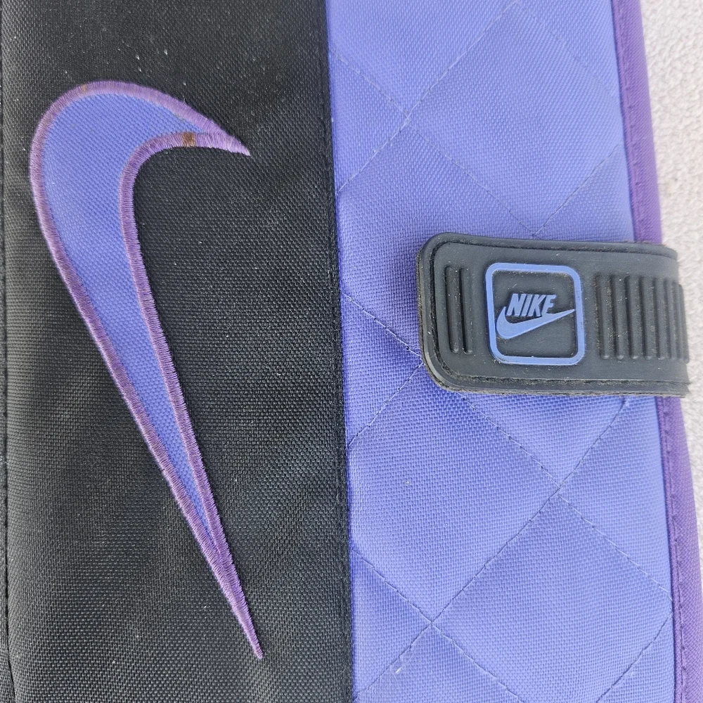Nike Mead Planner Organizer Binder Notebook Purple VTG 1995 Swoosh Air 7 1/2